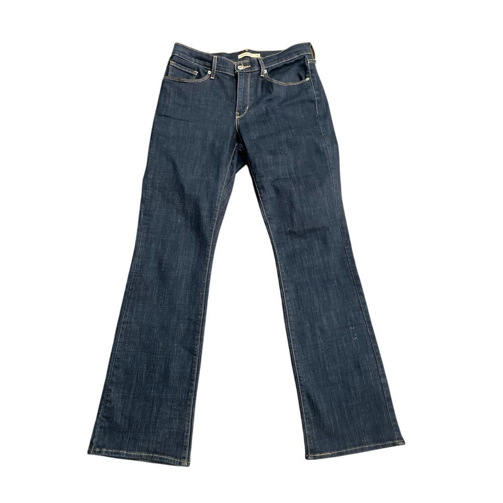 Levi's Strauss Dark Wash Classic Bootcut Jeans SZ 10 Long 30x34 Western Cowgirl